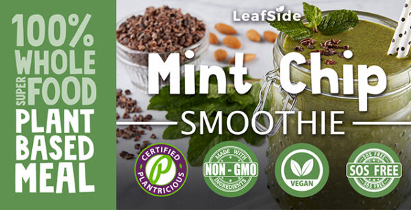 LeafSide Mint Chip Smoothie