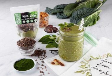 LeafSide Mint Chip Smoothie