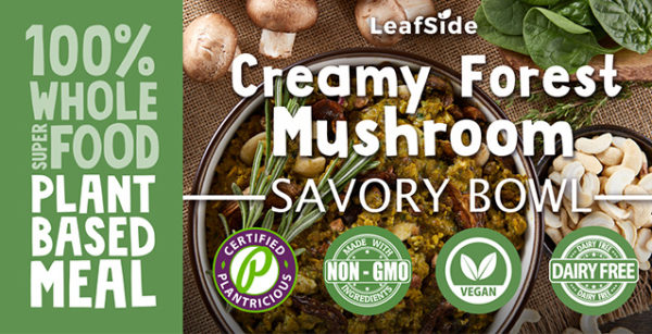 Creamy Forest Mushroom Savory-Bowl LeafSide