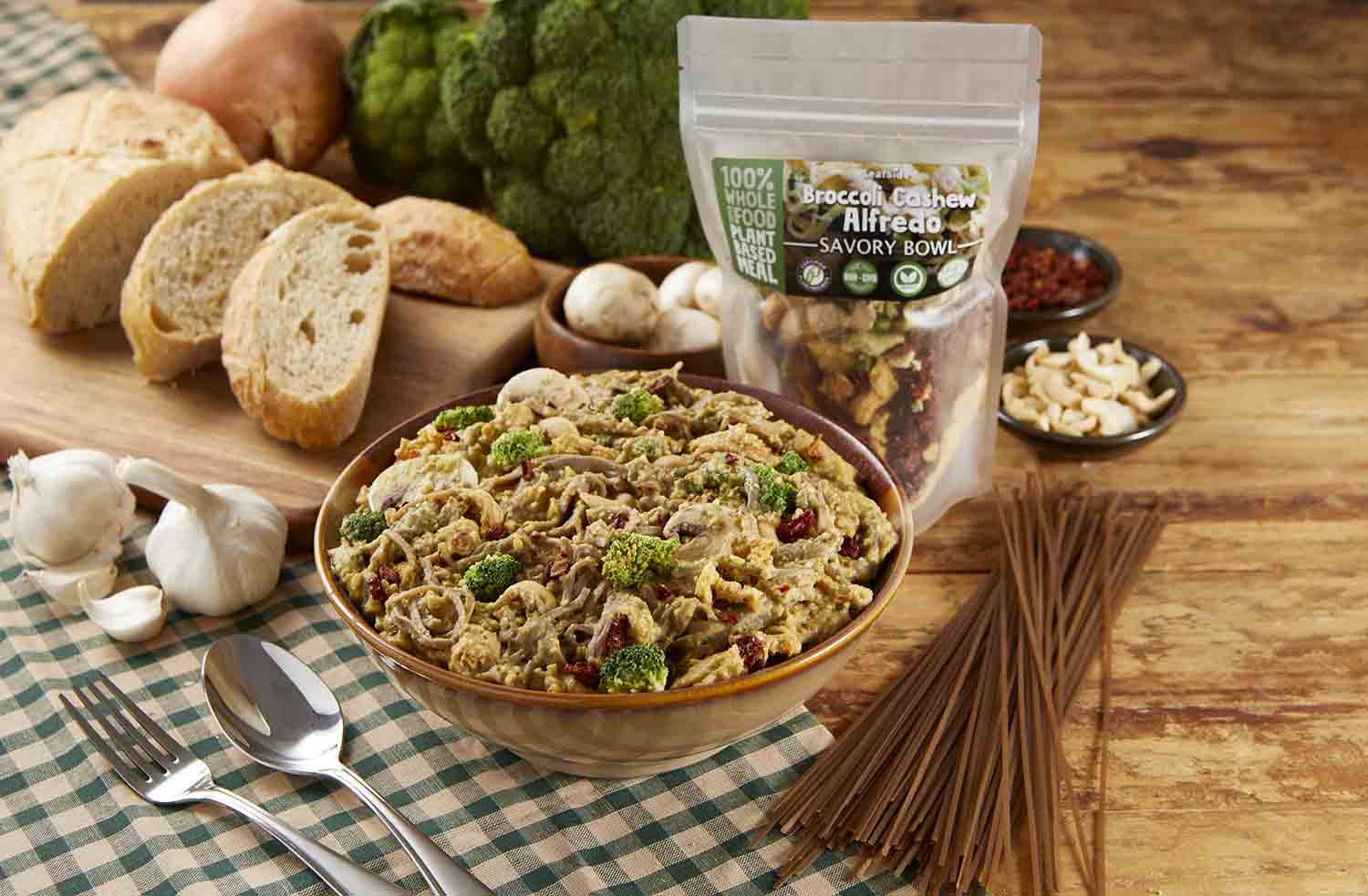 LeafSide Broccoli Cashew Alfredo With Pack