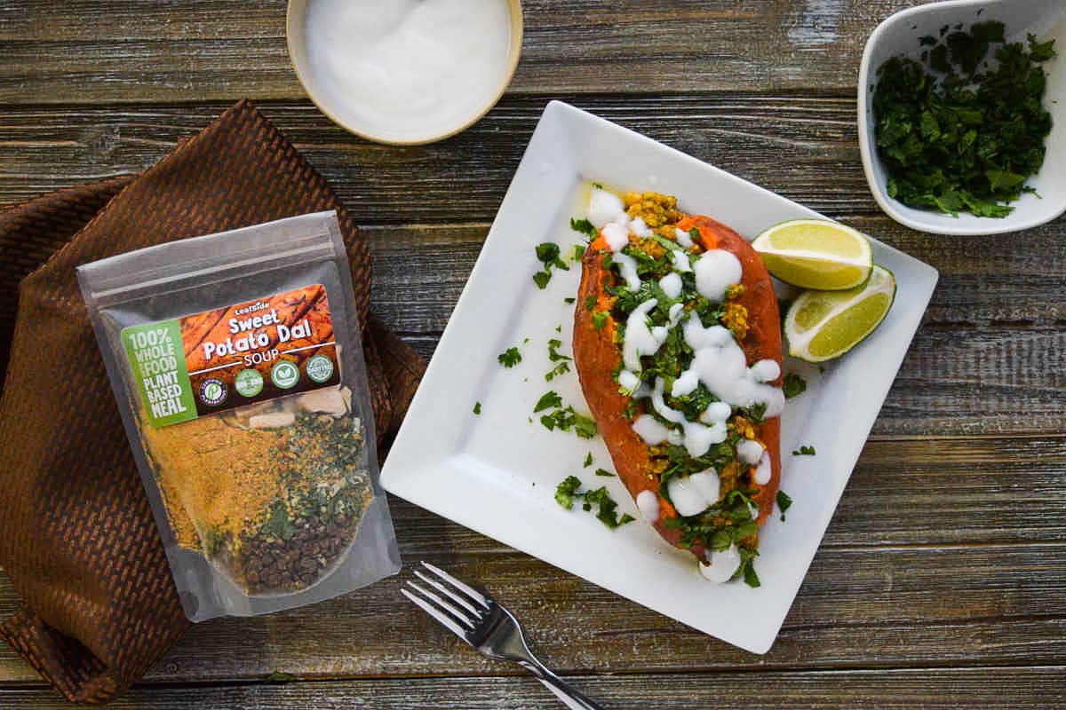 LeafSide Sweet Potato Dal Meal Mod