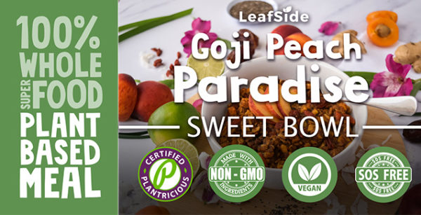 LeafSide Goji Peach Paradise Sweet-Bowl