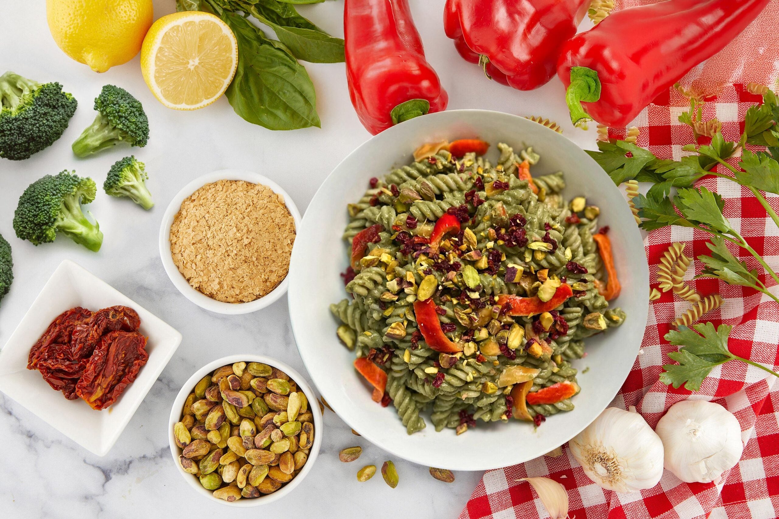 Pesto & Peppers Pasta Savory-Bowl - Image 3