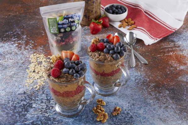 Almond Butter & Berry Burst Overnight Oats