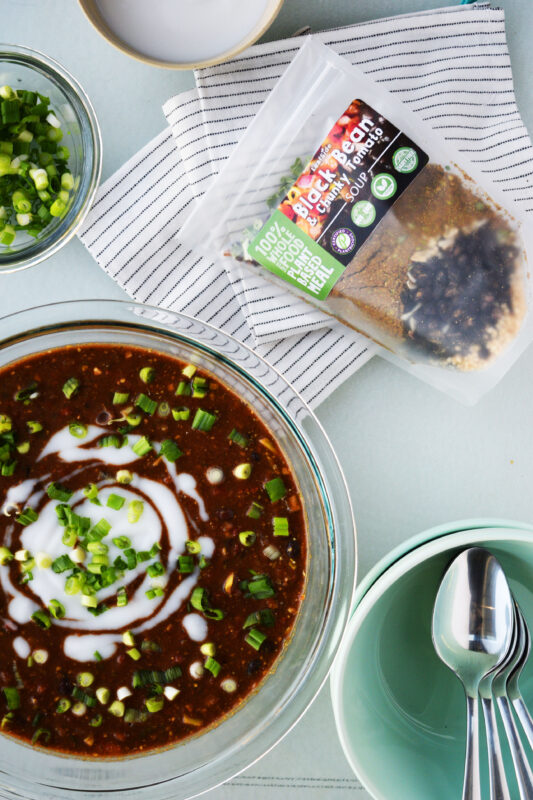 Southwest Black Bean & Twisted Lime Soup