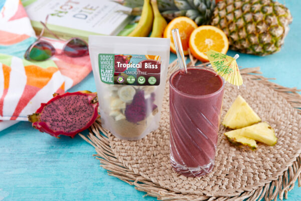 Tropical Bliss Smoothie LeafSide