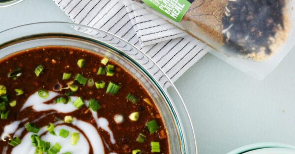Southwest Black Bean & Twisted Lime Soup - LeafSide