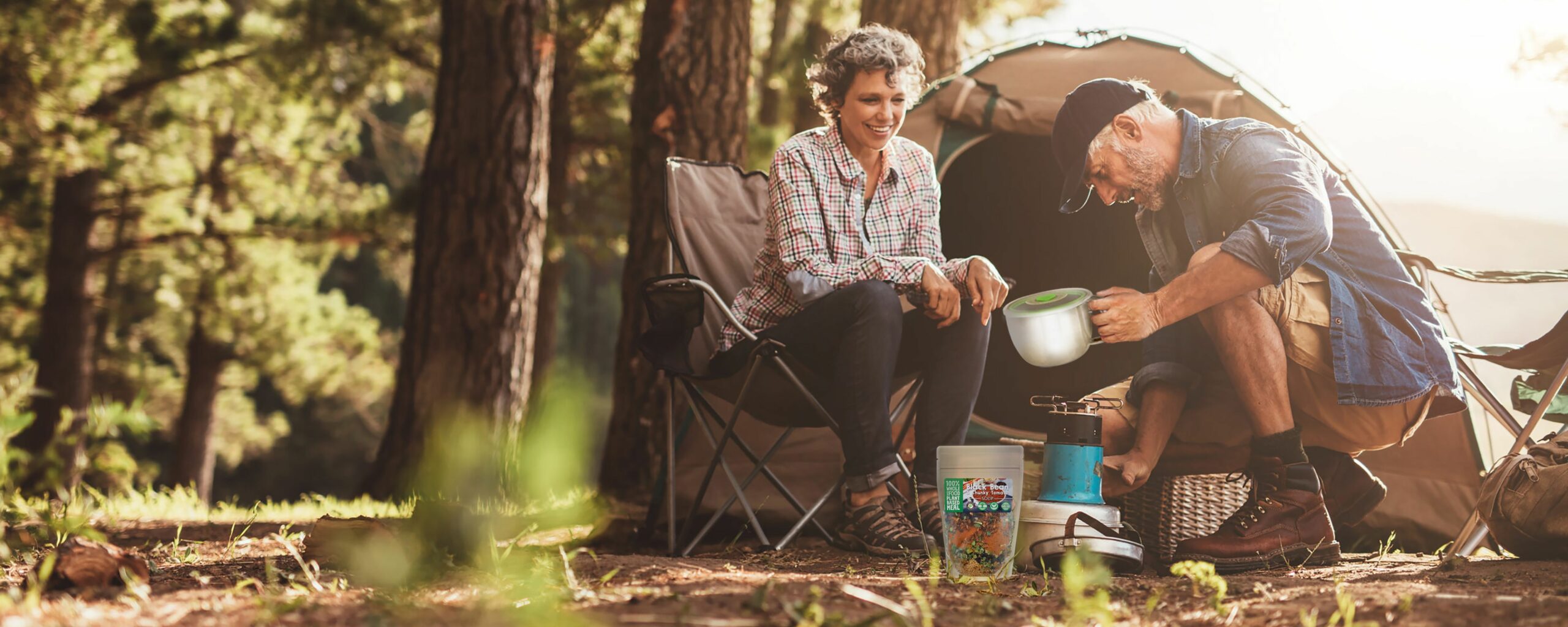 Camping Couple
