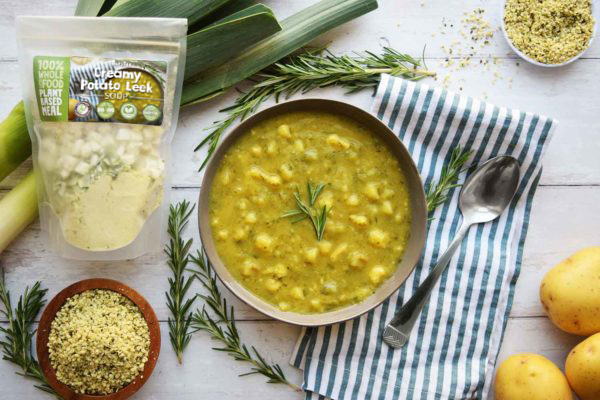 LeafSide Creamy Potato Leek Soup