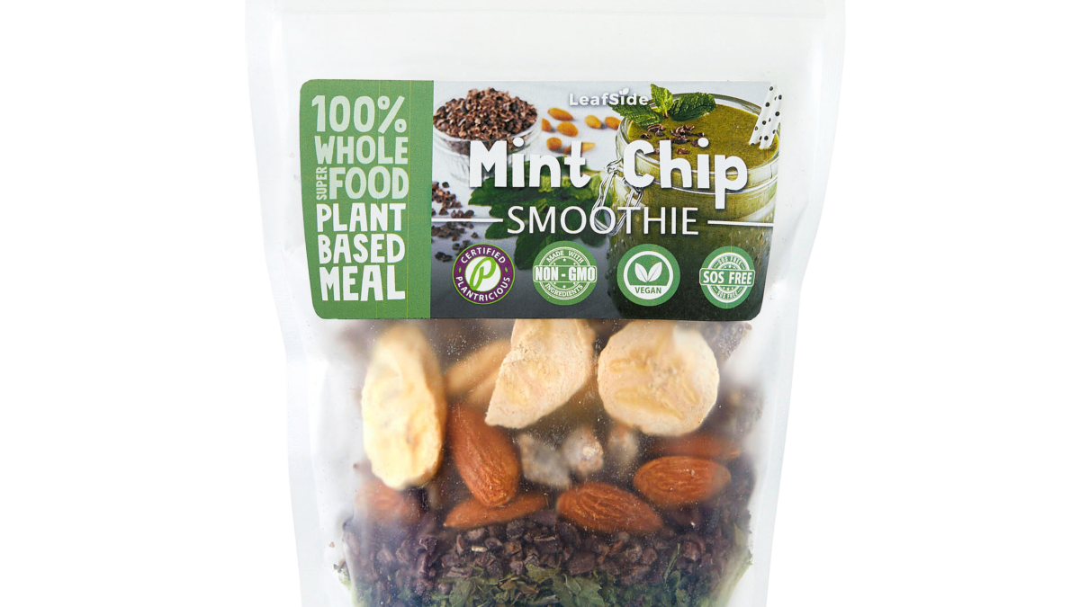 Mint Chip Smoothie - LeafSide