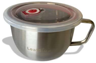 LeafSide Stainless Steel Bowl