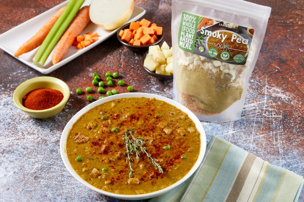 LeafSide Smoky Pea Soup