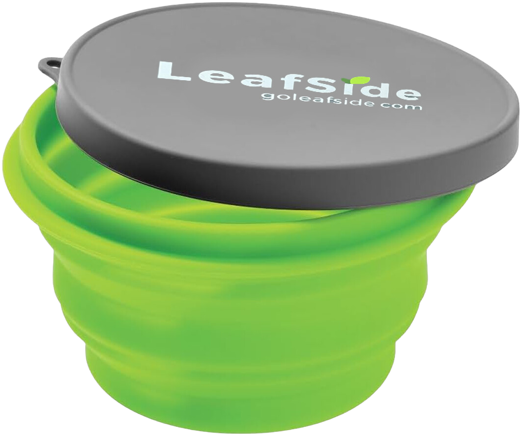 LeafSide Folding Silicone Microwaveable Bowl