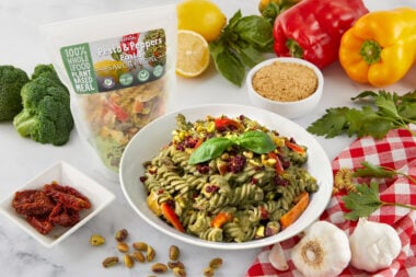 LeafSide Pesto & Peppers Pasta Savory-Bowl