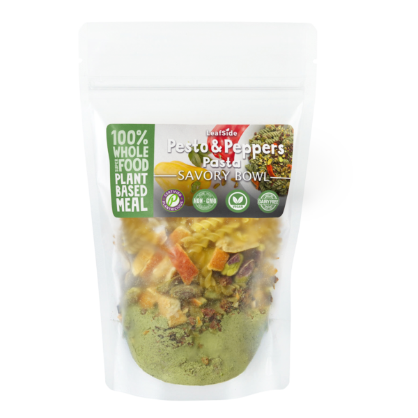 LeafSide Pesto & Peppers Pasta Savory-Bowl