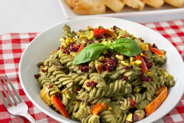 LeafSide Pesto & Peppers Pasta Savory-Bowl