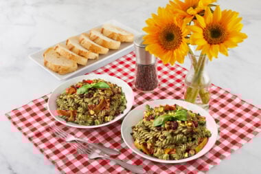 LeafSide Pesto & Peppers Pasta Savory-Bowl