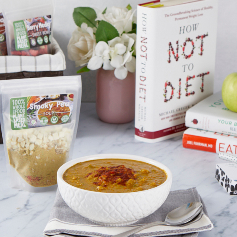 How Not to Diet Lifestyle + LeafSide Smoky Pea Soup