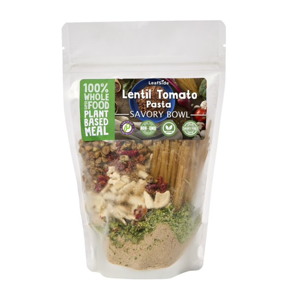 Lentil Tomato Pasta Savory-Bowl