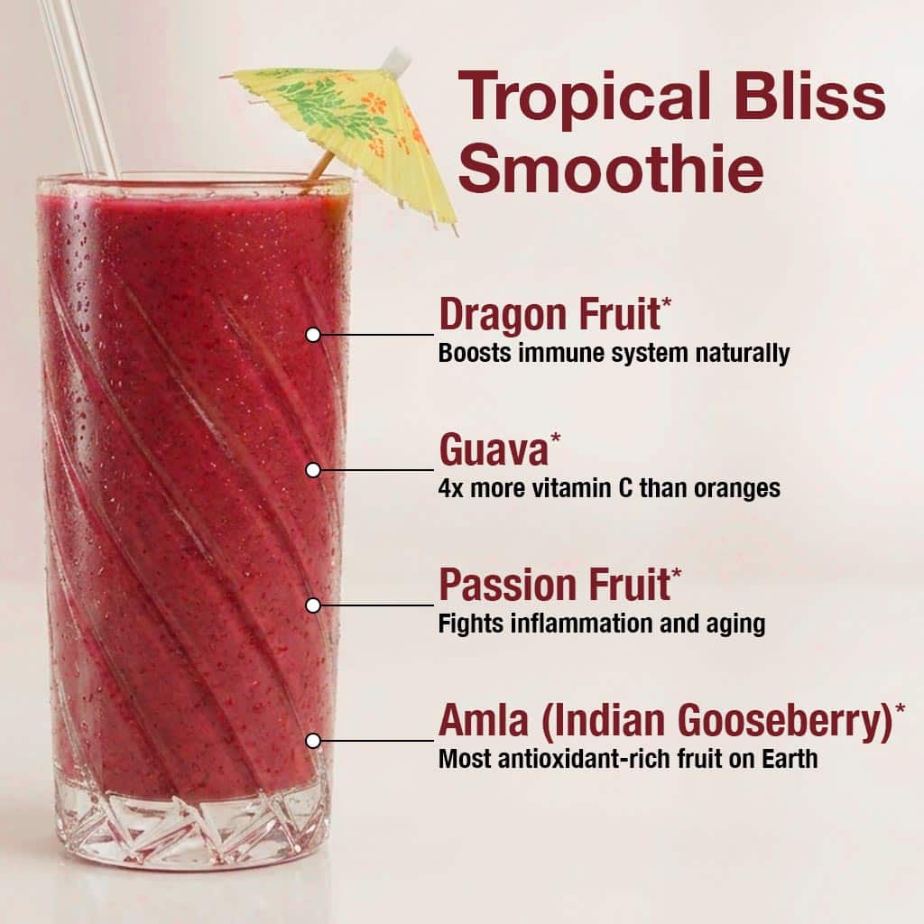 Tropical Bliss Smoothie ingredient detail